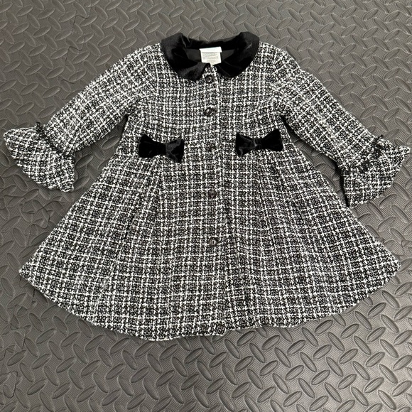 Nannette Other - Nannette Black and White Pea Coat